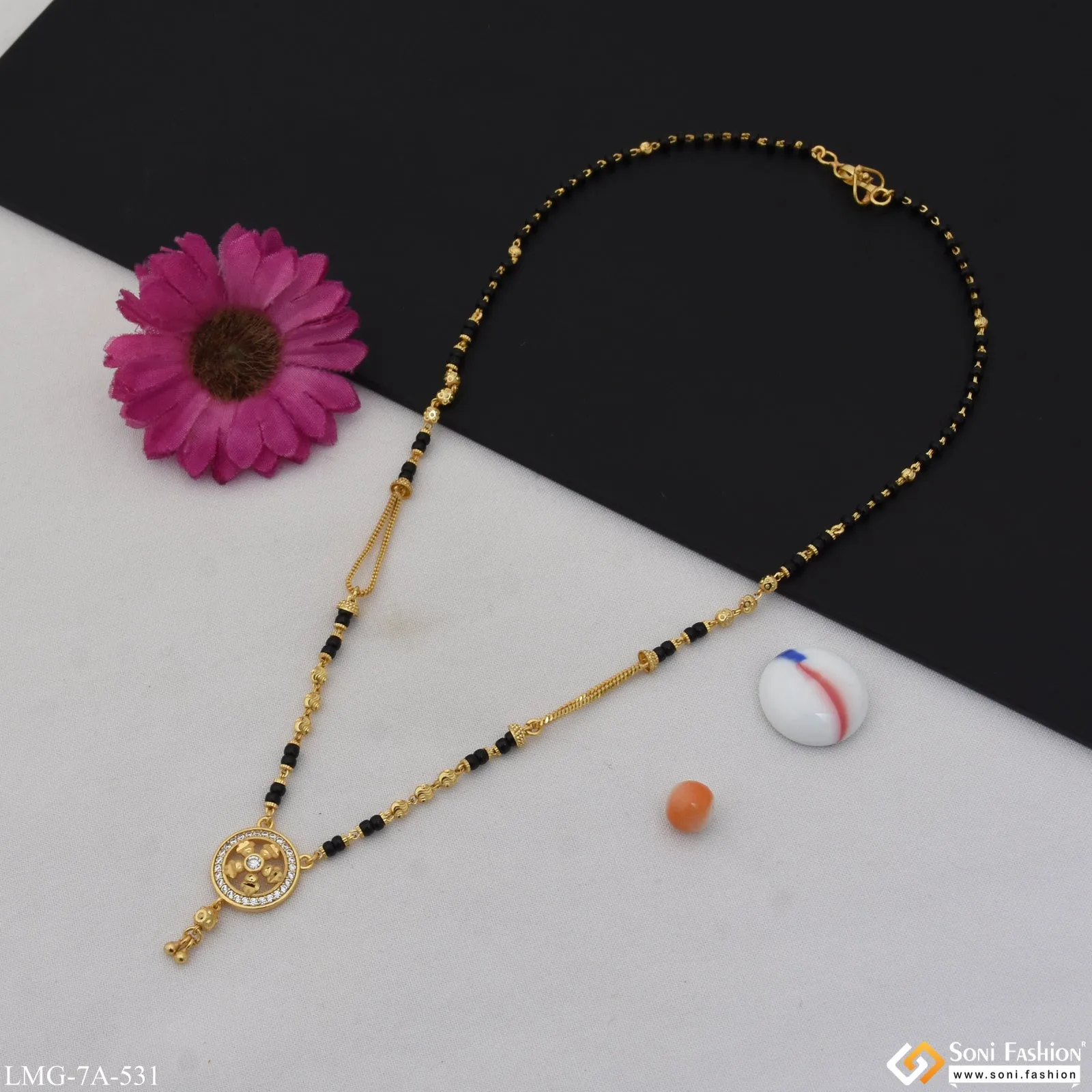 Artisanal Design Gold Plated Mangalsutra for Women - Style A531