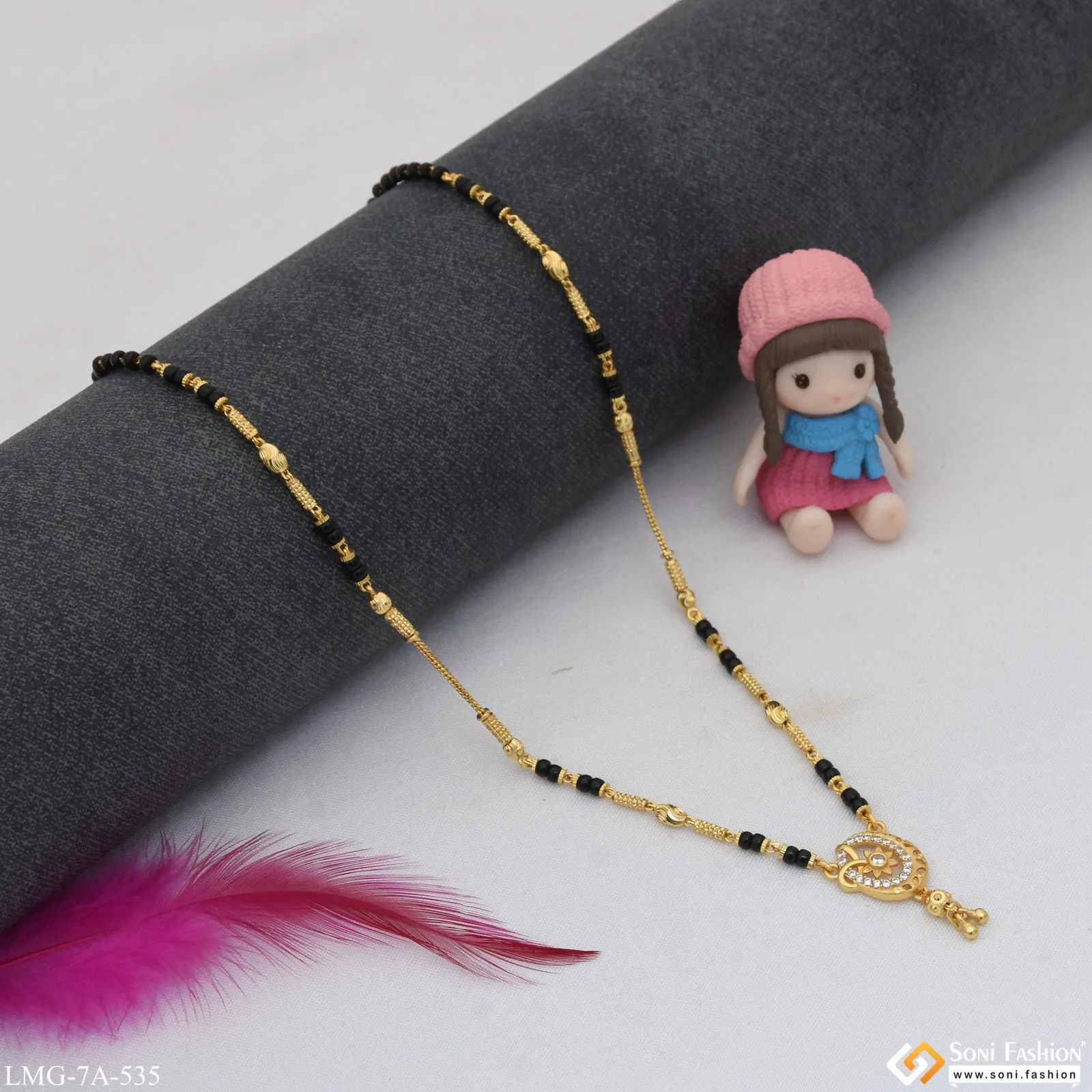 Artisanal Design Gold Plated Mangalsutra for Women - Style A535