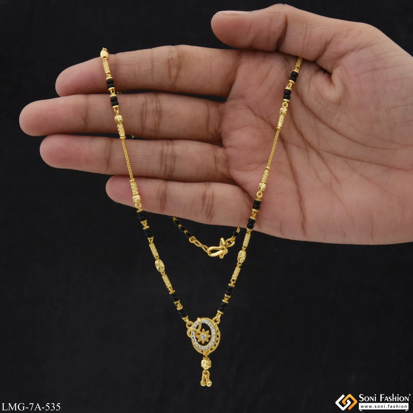 Artisanal Design Gold Plated Mangalsutra for Women - Style A535