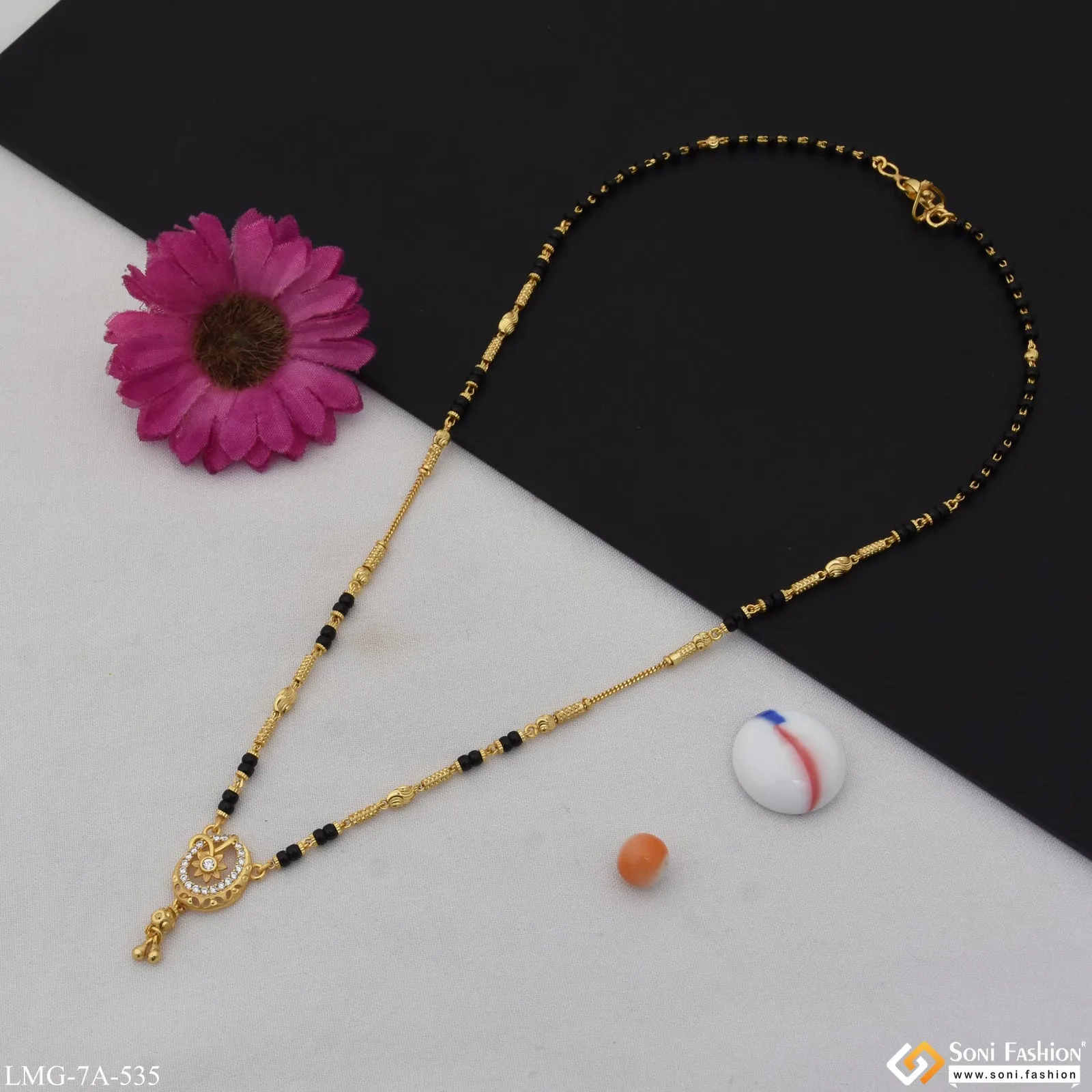 Artisanal Design Gold Plated Mangalsutra for Women - Style A535