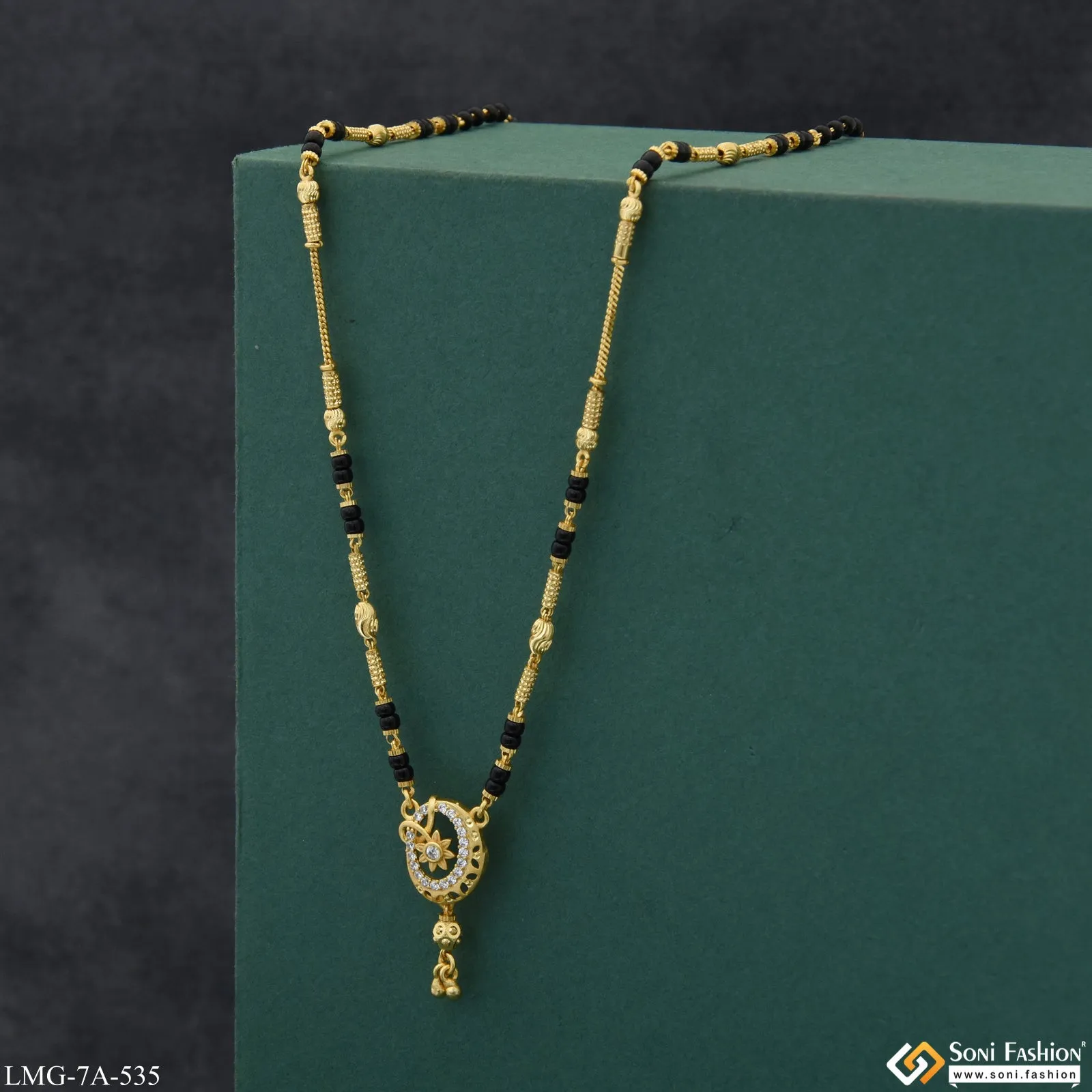 Artisanal Design Gold Plated Mangalsutra for Women - Style A535
