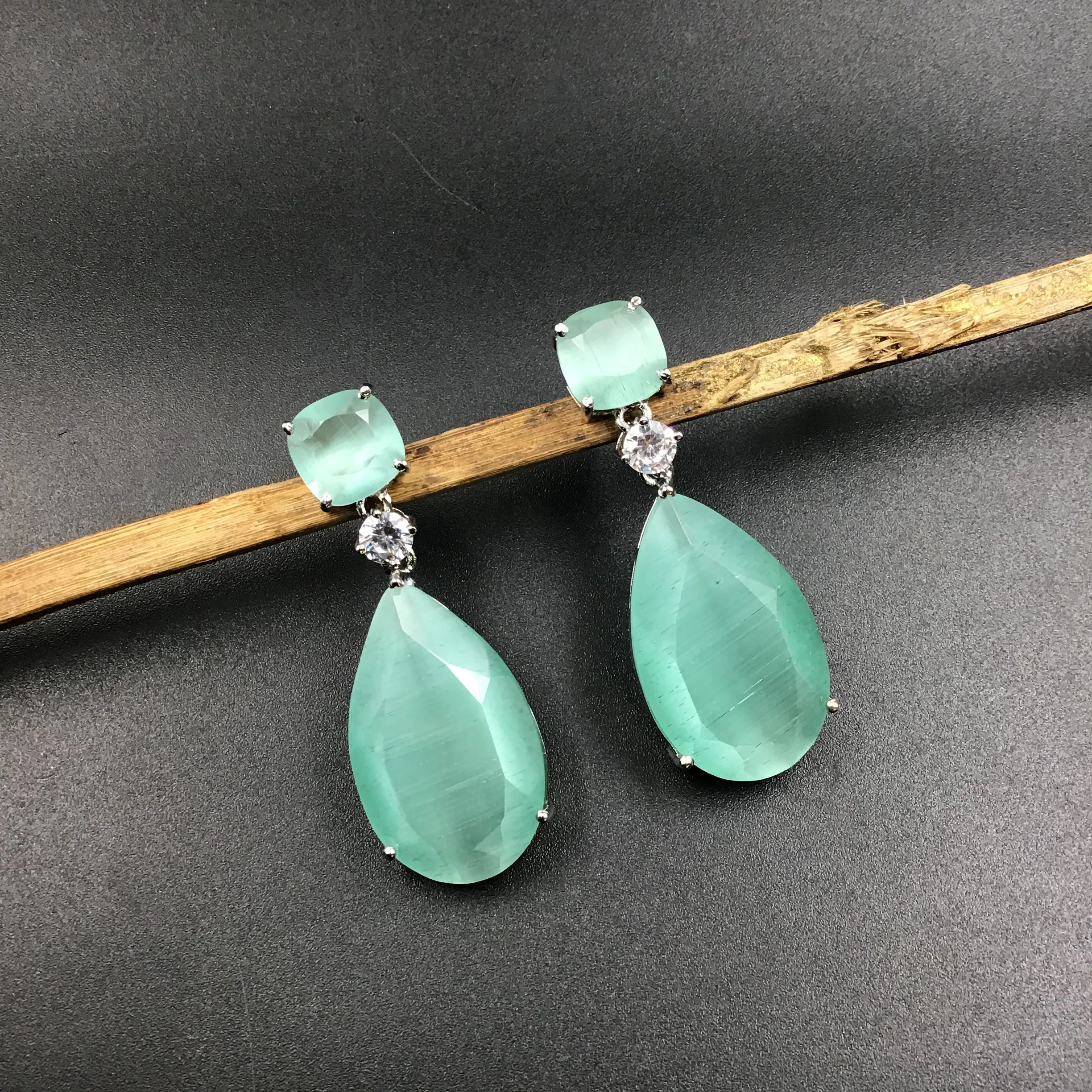Danglers Zircon/AD Earring 6056-08