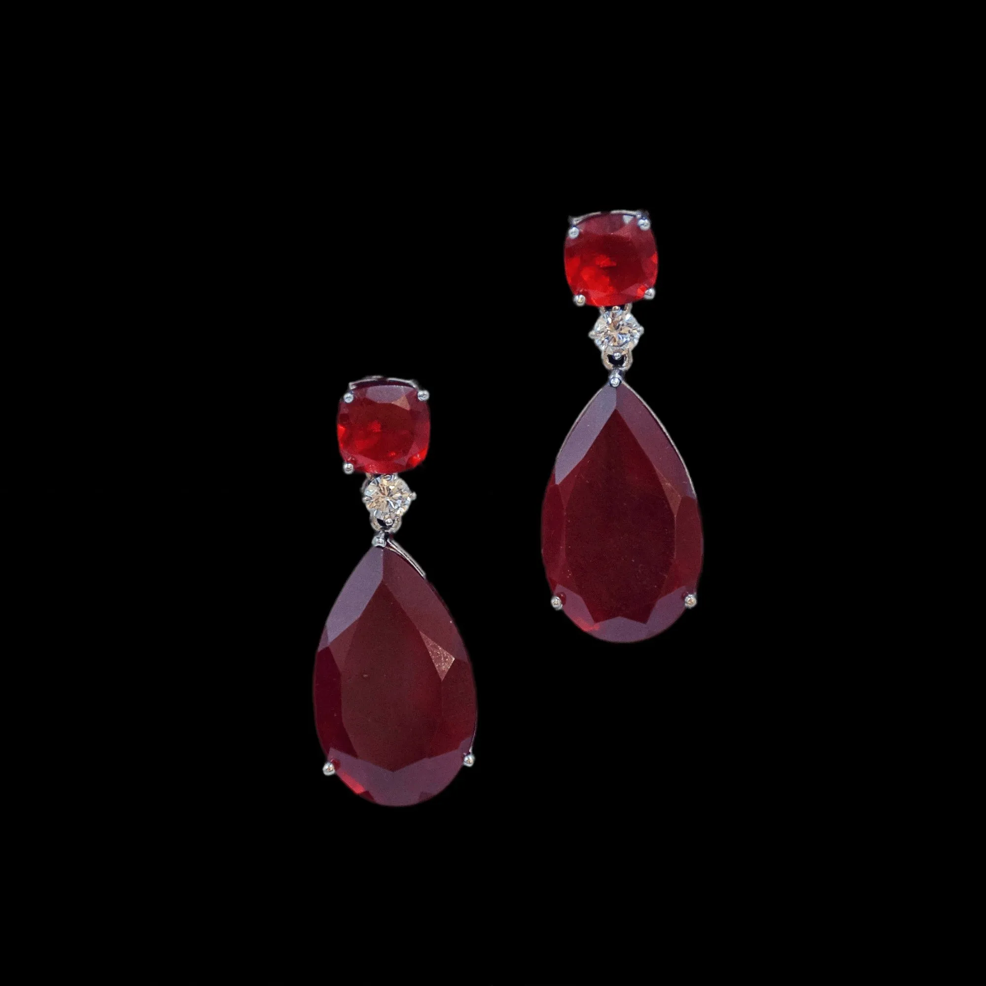 Danglers Zircon/AD Earring 6056-08