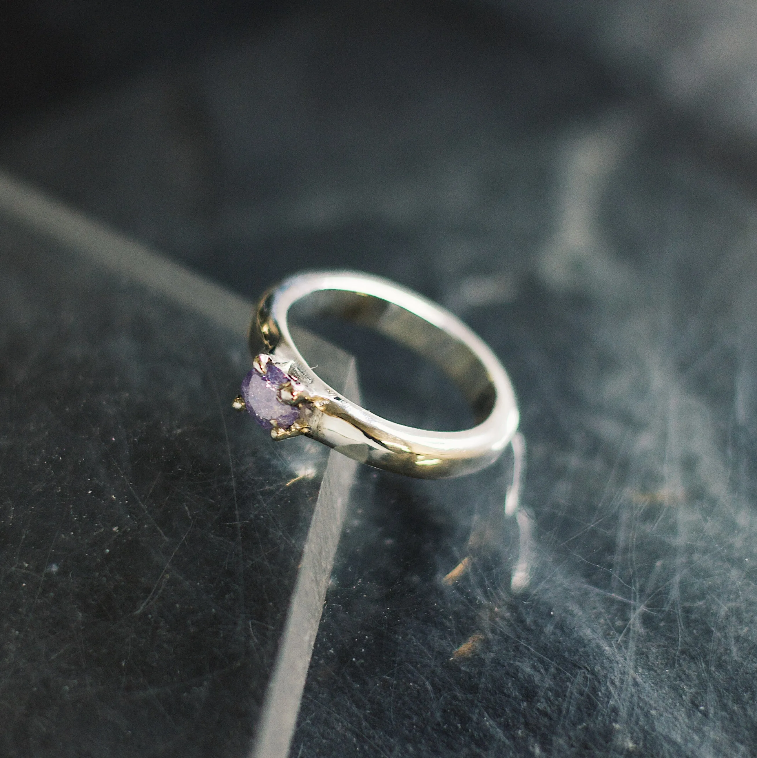 Gemstone Customisable Sterling Silver Ring