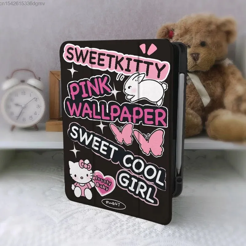 Kawaii Stylish Hello Kitty iPad Case