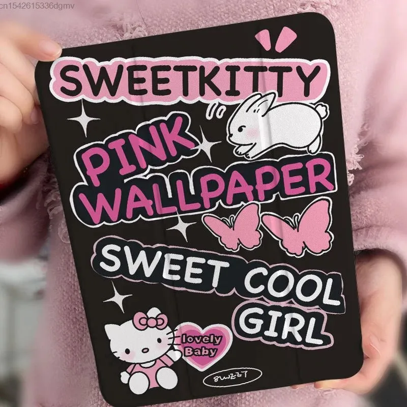 Kawaii Stylish Hello Kitty iPad Case