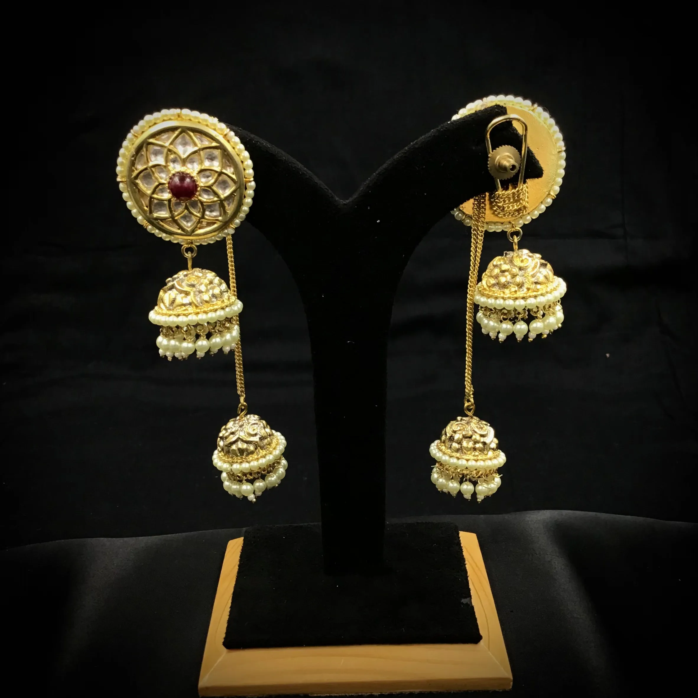 Kundan stylish jhumki 5660-9725