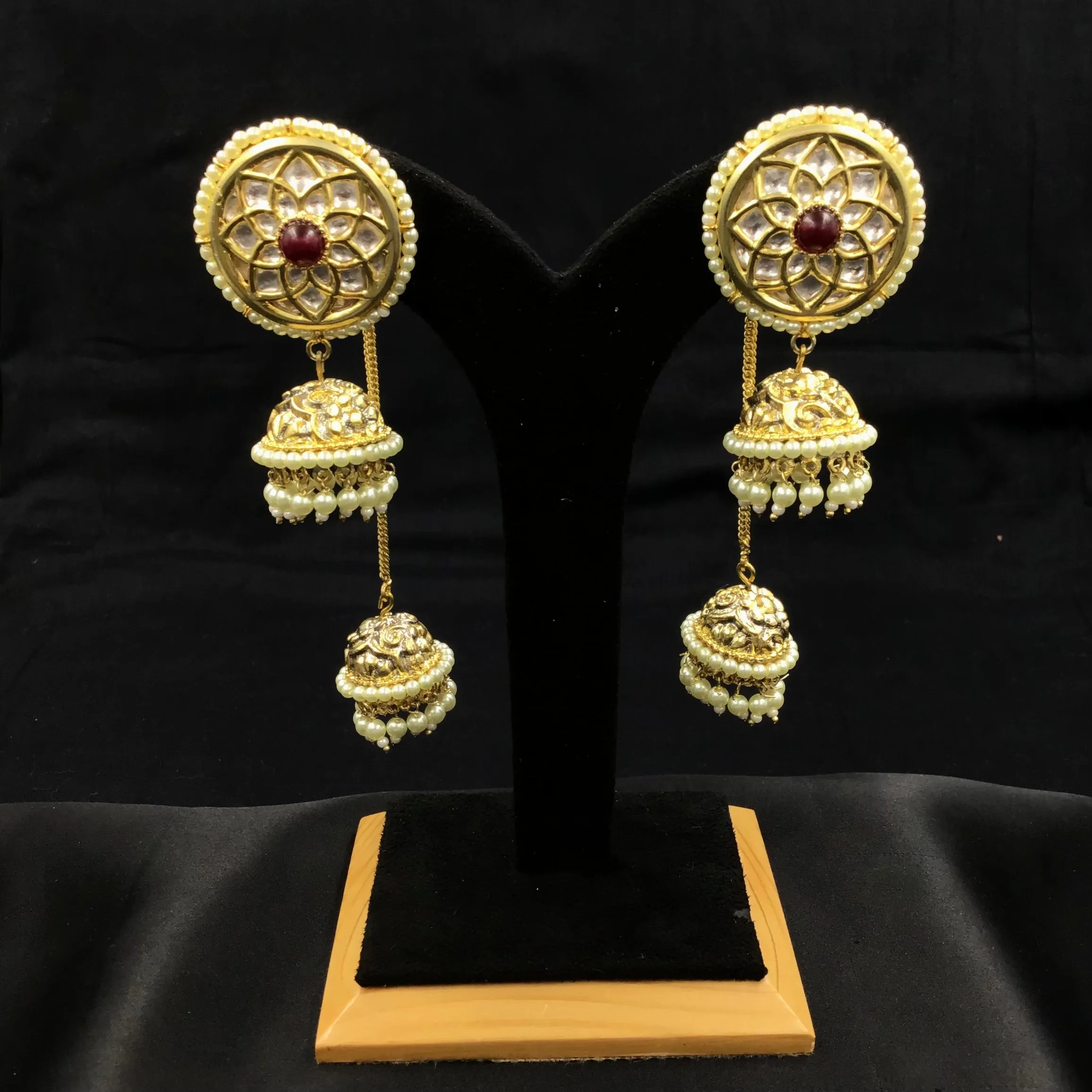 Kundan stylish jhumki 5660-9725