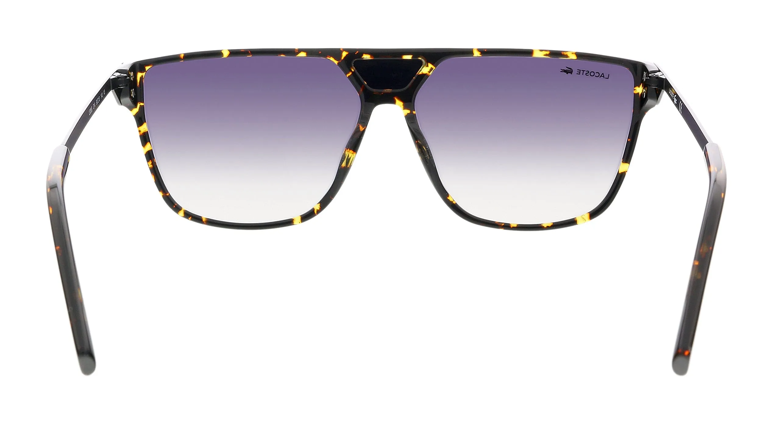 Lacoste L936S 44094 Havana Geometric Square Sunglasses