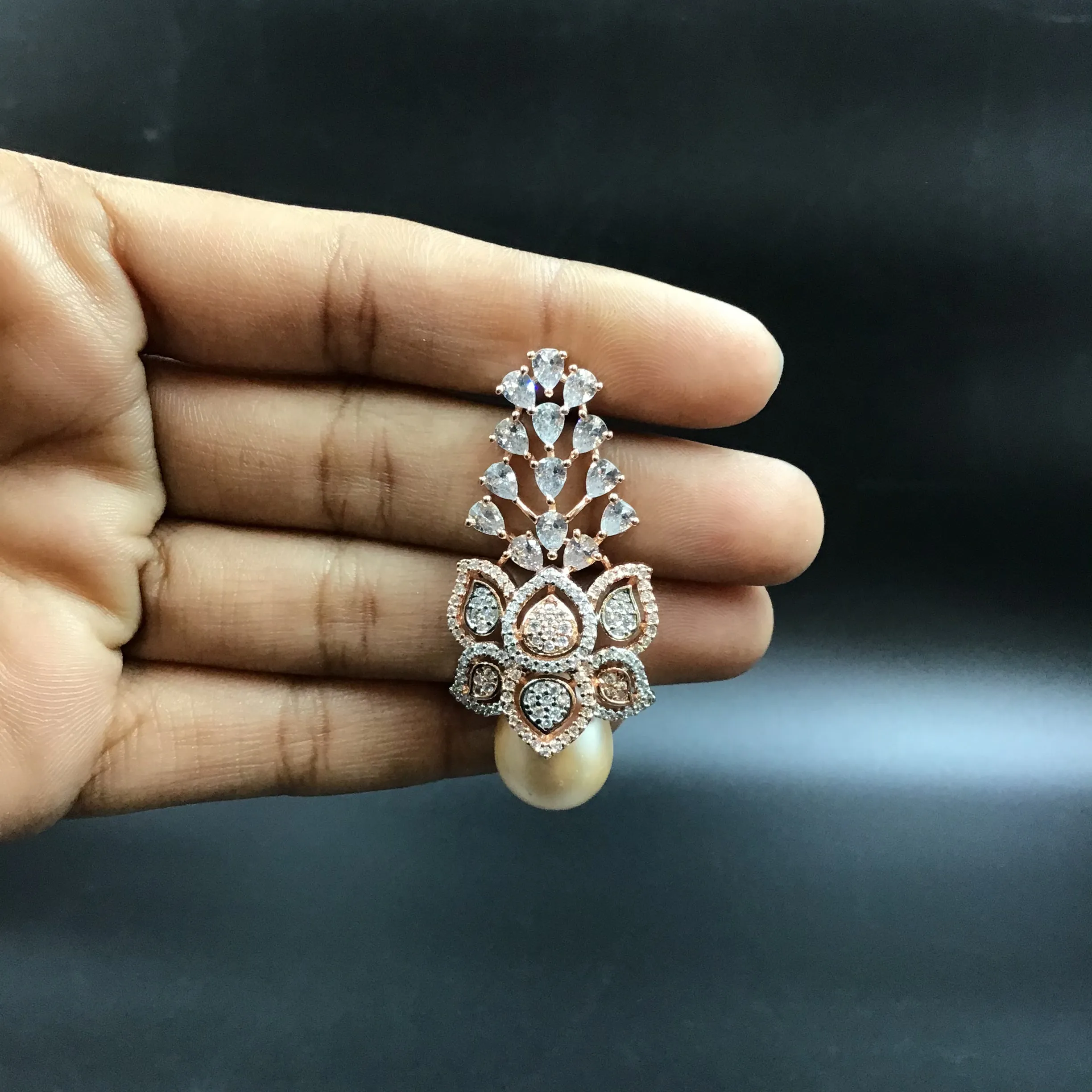 Light Zircon/AD Earring 4196-69