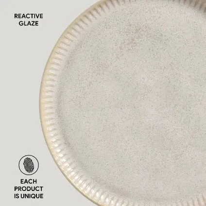 Linhas Bio Latte 10.8" Dinner Plate Set