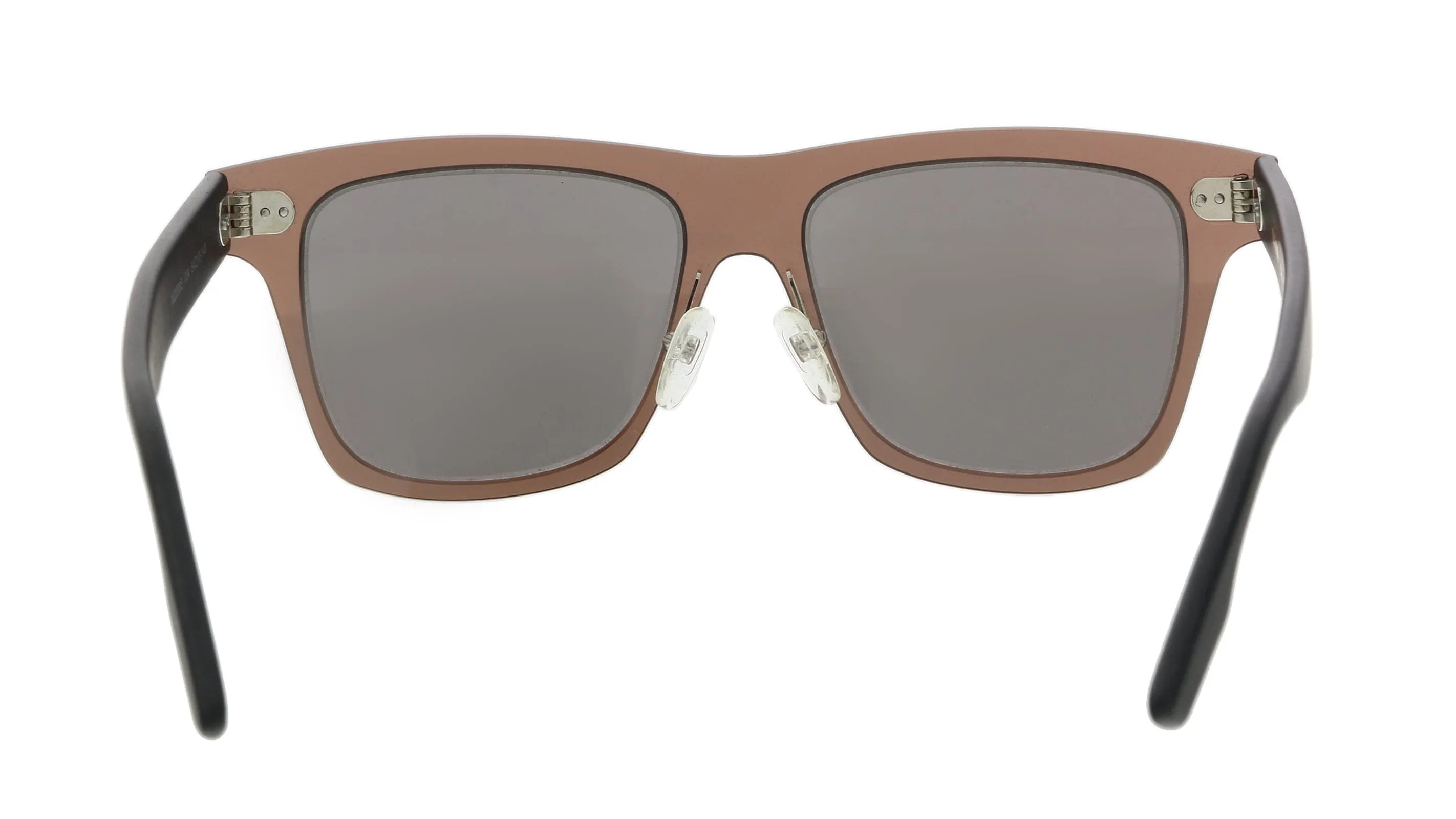 McQ MQ0008S-004 Brown Rectangle Sunglasses