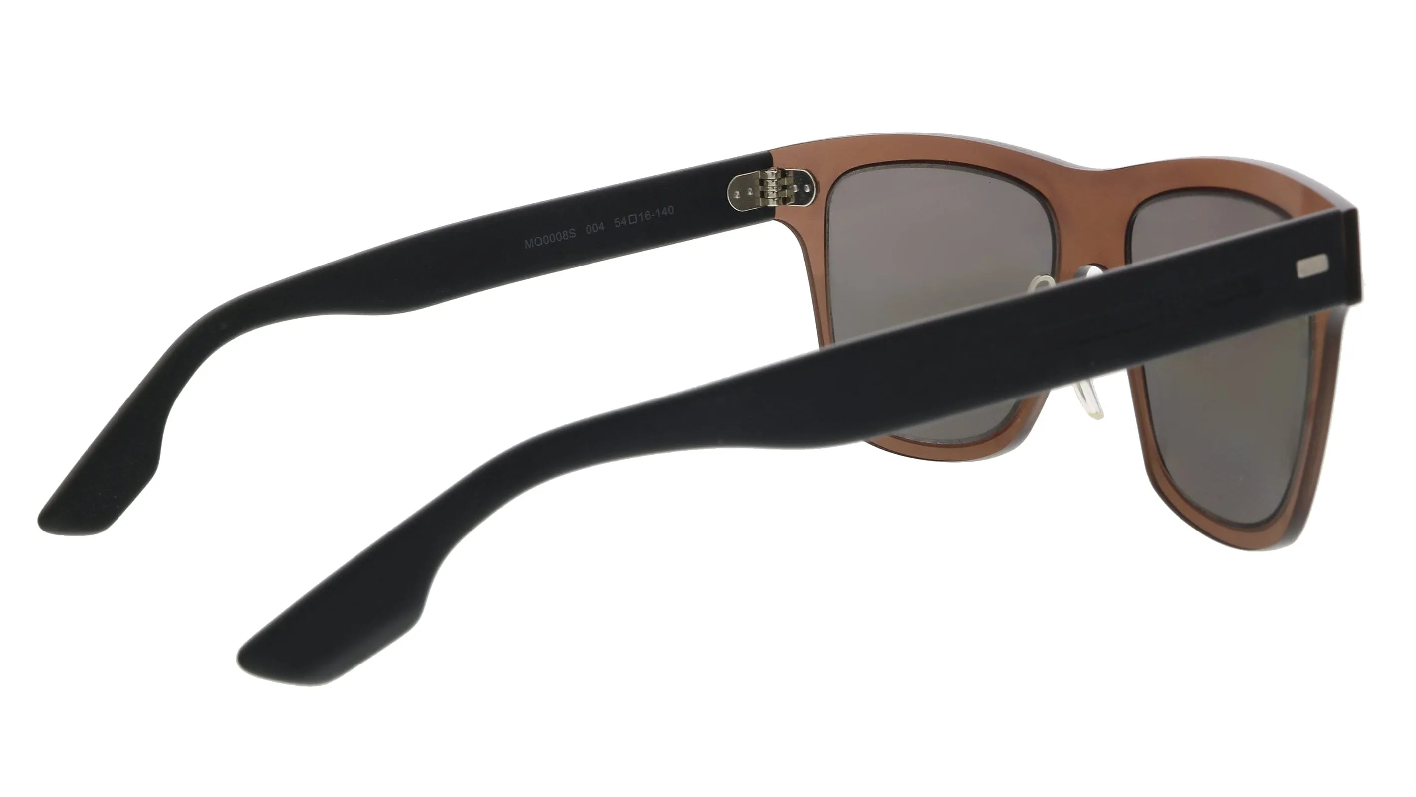 McQ MQ0008S-004 Brown Rectangle Sunglasses