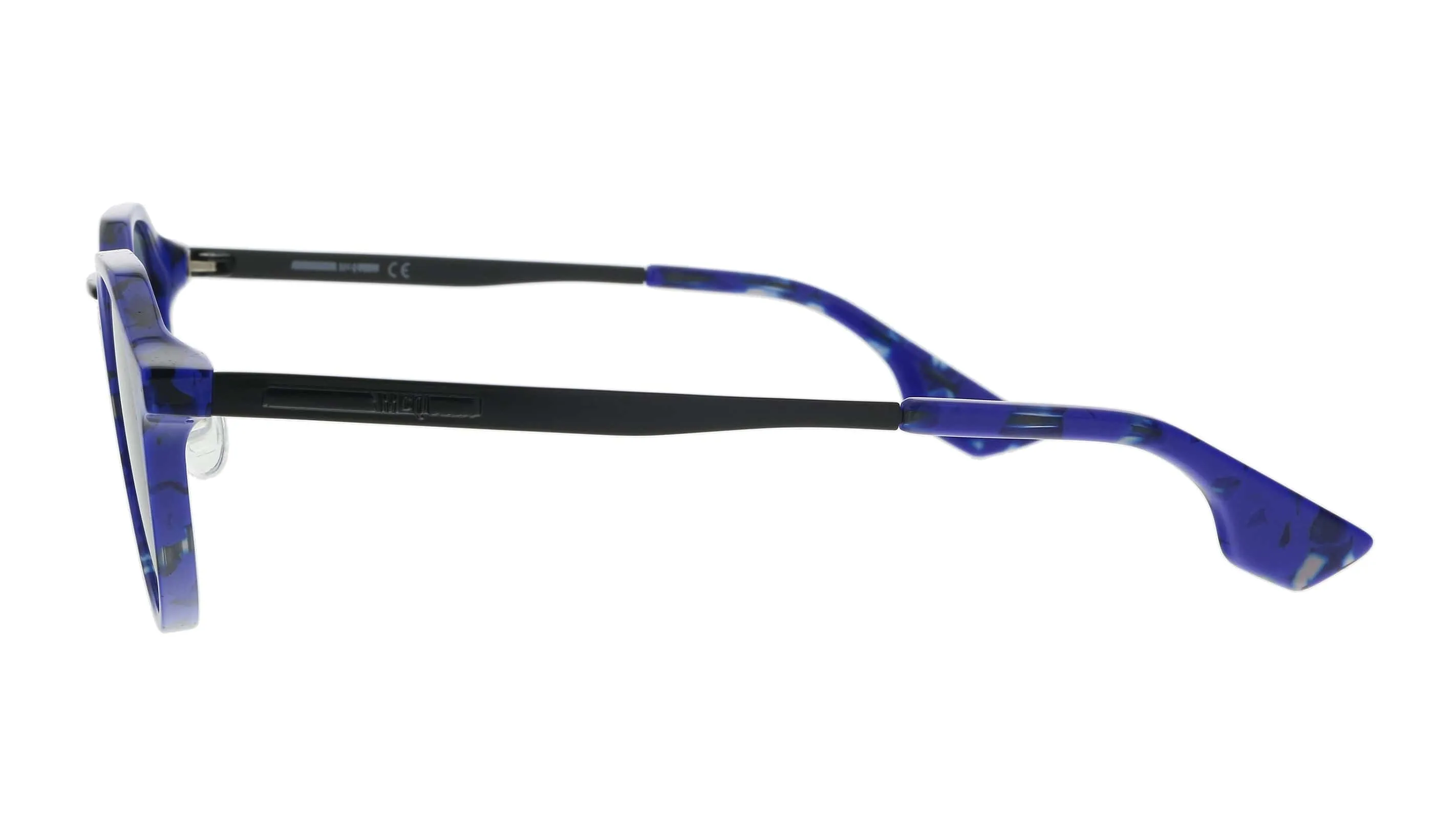 McQ MQ0036S-004 Blue Aviator Sunglasses