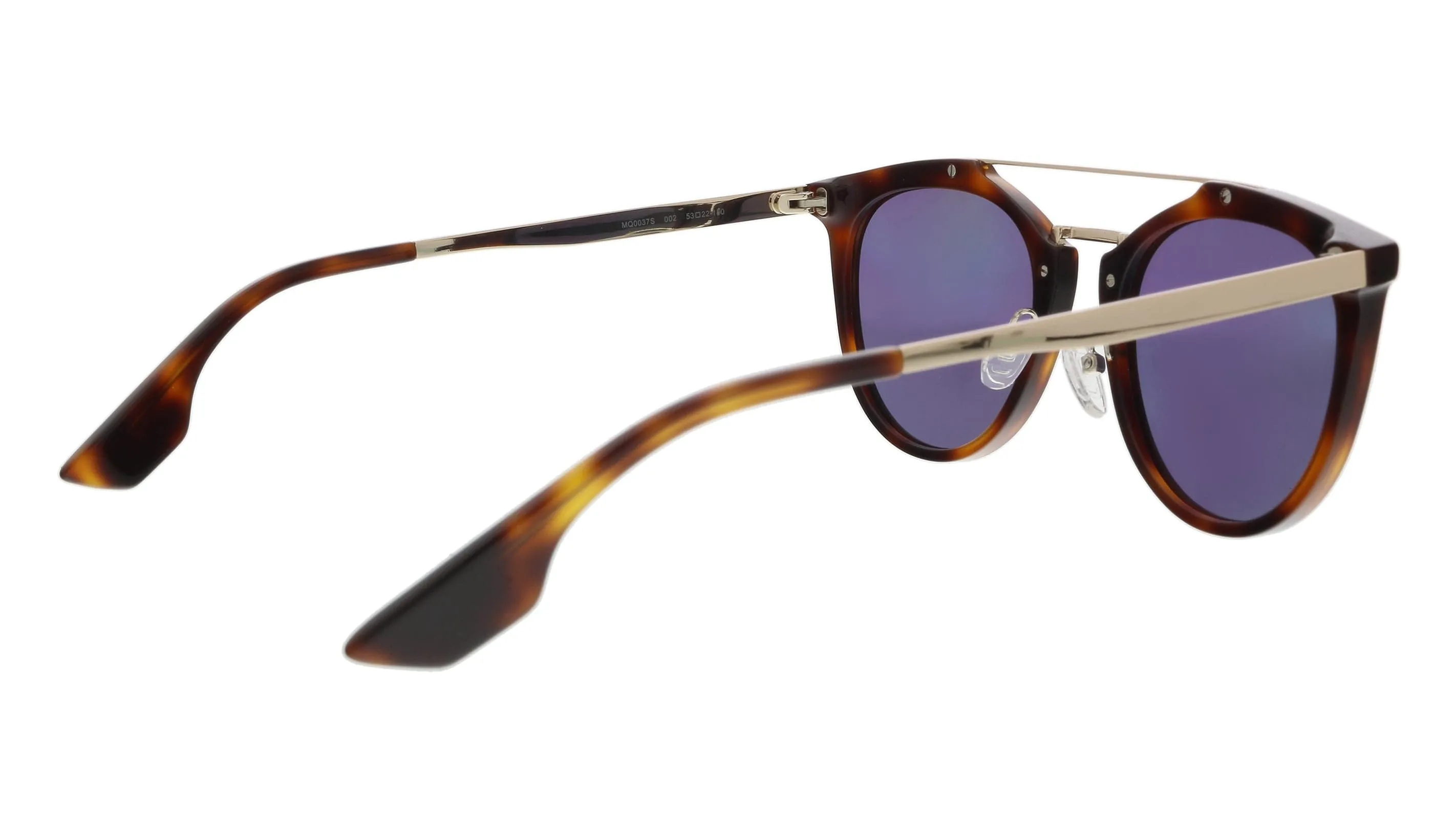 McQ MQ0037S-002 Havana Aviator Sunglasses