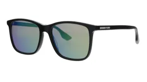 McQ MQ0080S-002 Black Rectangle Sunglasses