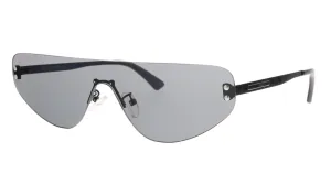 McQ MQ0221S-001 Black Rimless Sunglasses