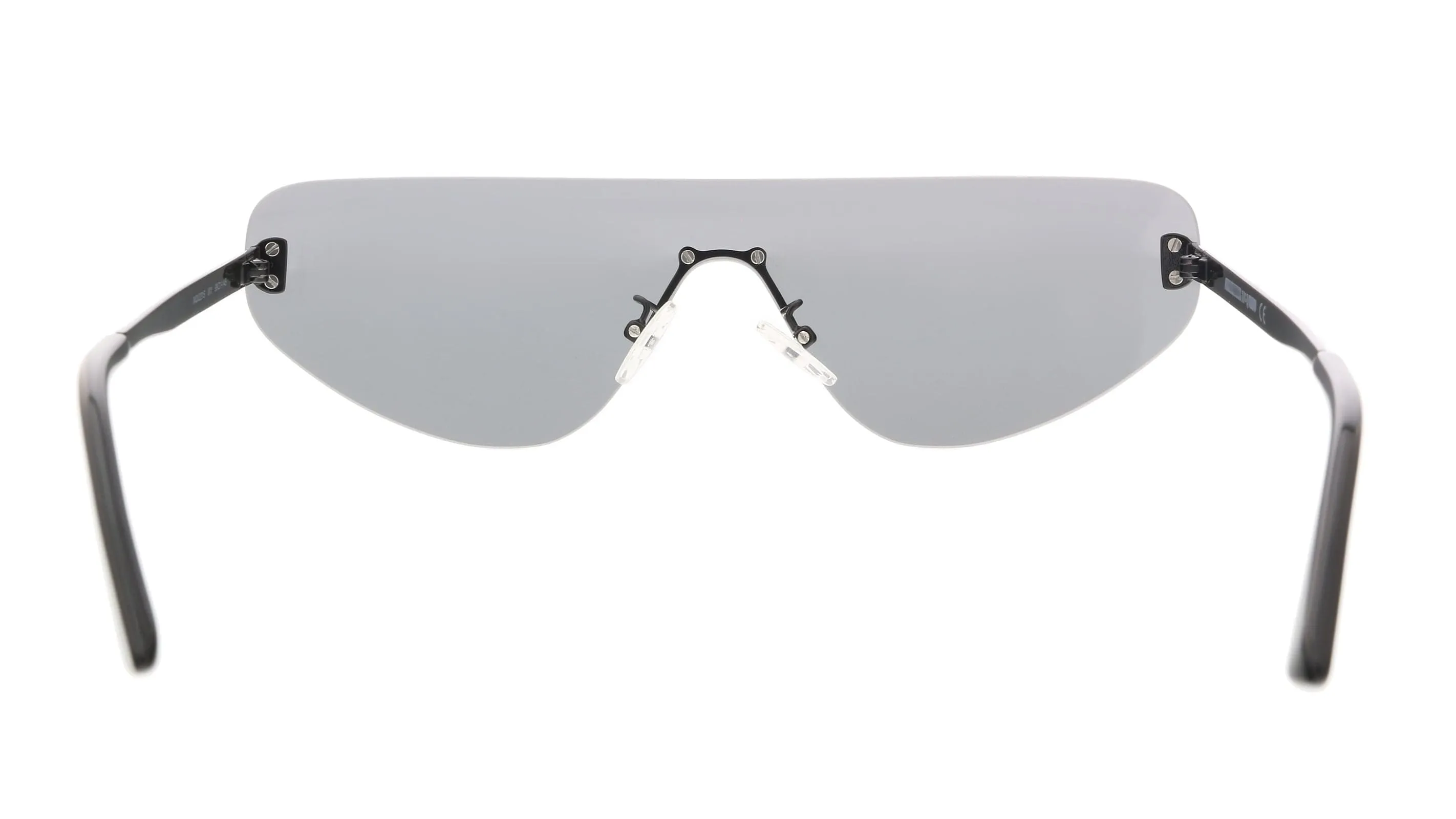 McQ MQ0221S-001 Black Rimless Sunglasses