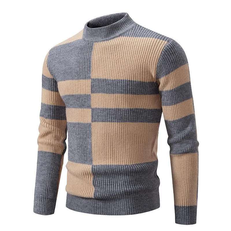 Men's Half-high Collar Slim-fit Jumper Knitwear
