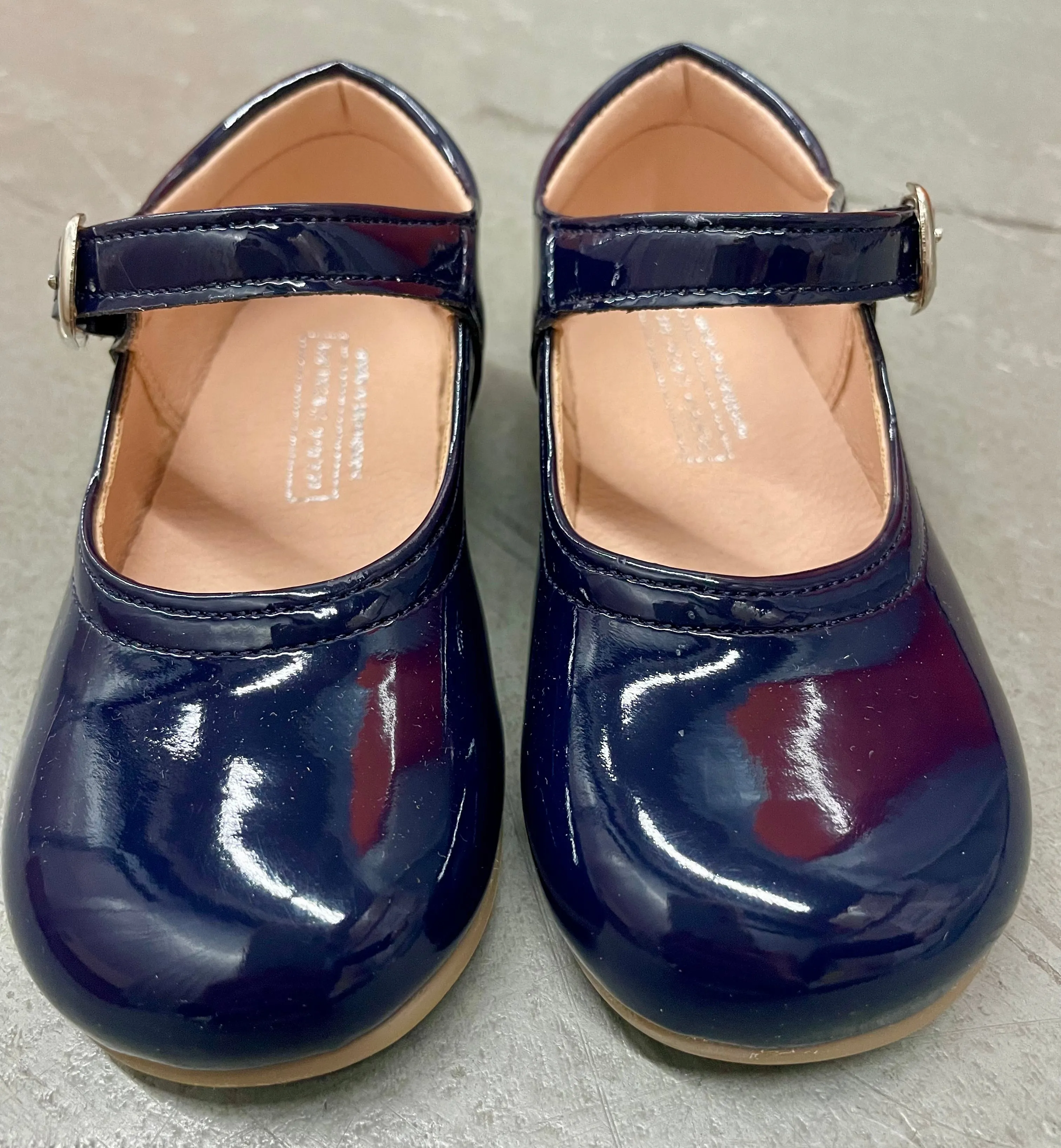 Navy Patent Leather Mary Janes
