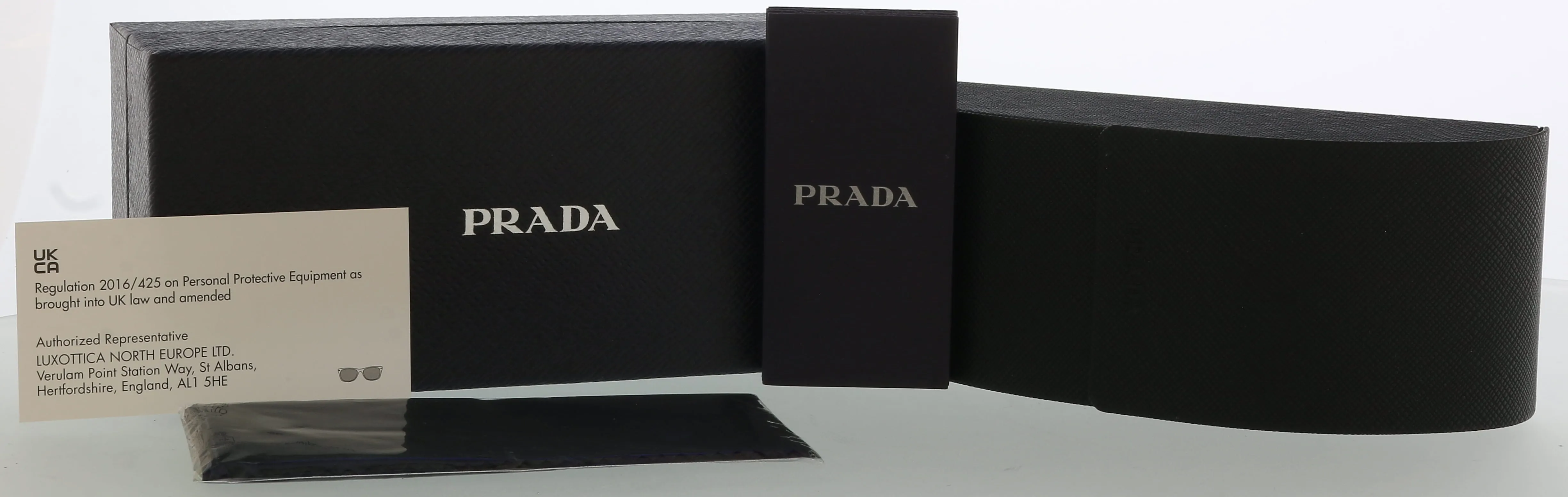 Prada 0PR 04YSF 2AU718 Full Rim Tortoise Square Sunglasses