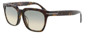Prada 0PR 04YSF 2AU718 Full Rim Tortoise Square Sunglasses