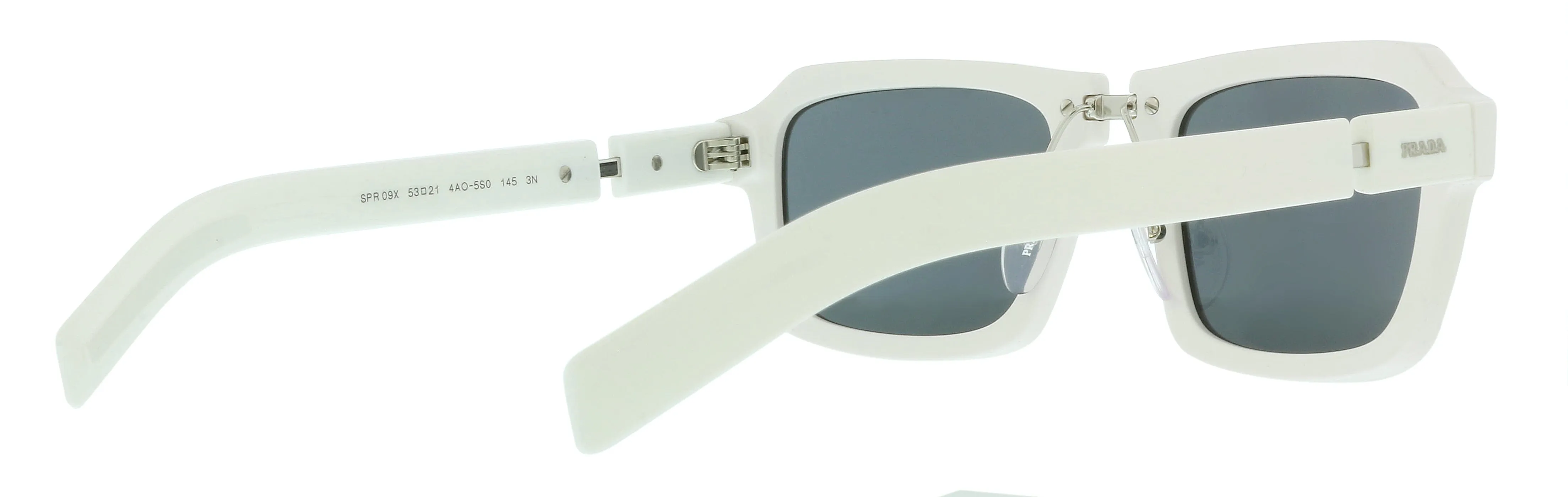 Prada 0PR 09XS 4AO5S0 White Square Sunglasses