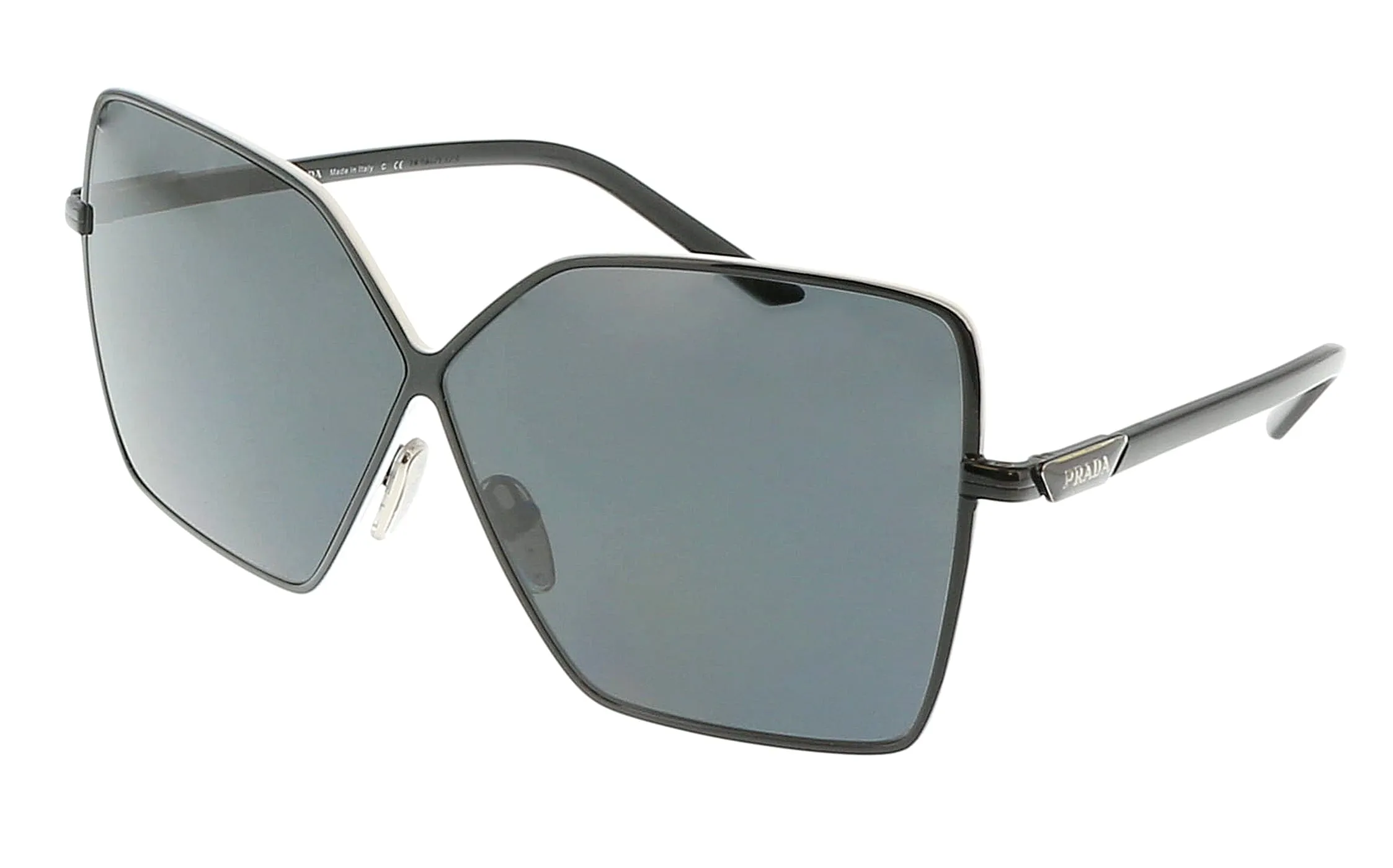 Prada 0PR 50YS 1AB5S064 Black Full rim Square Sunglasses