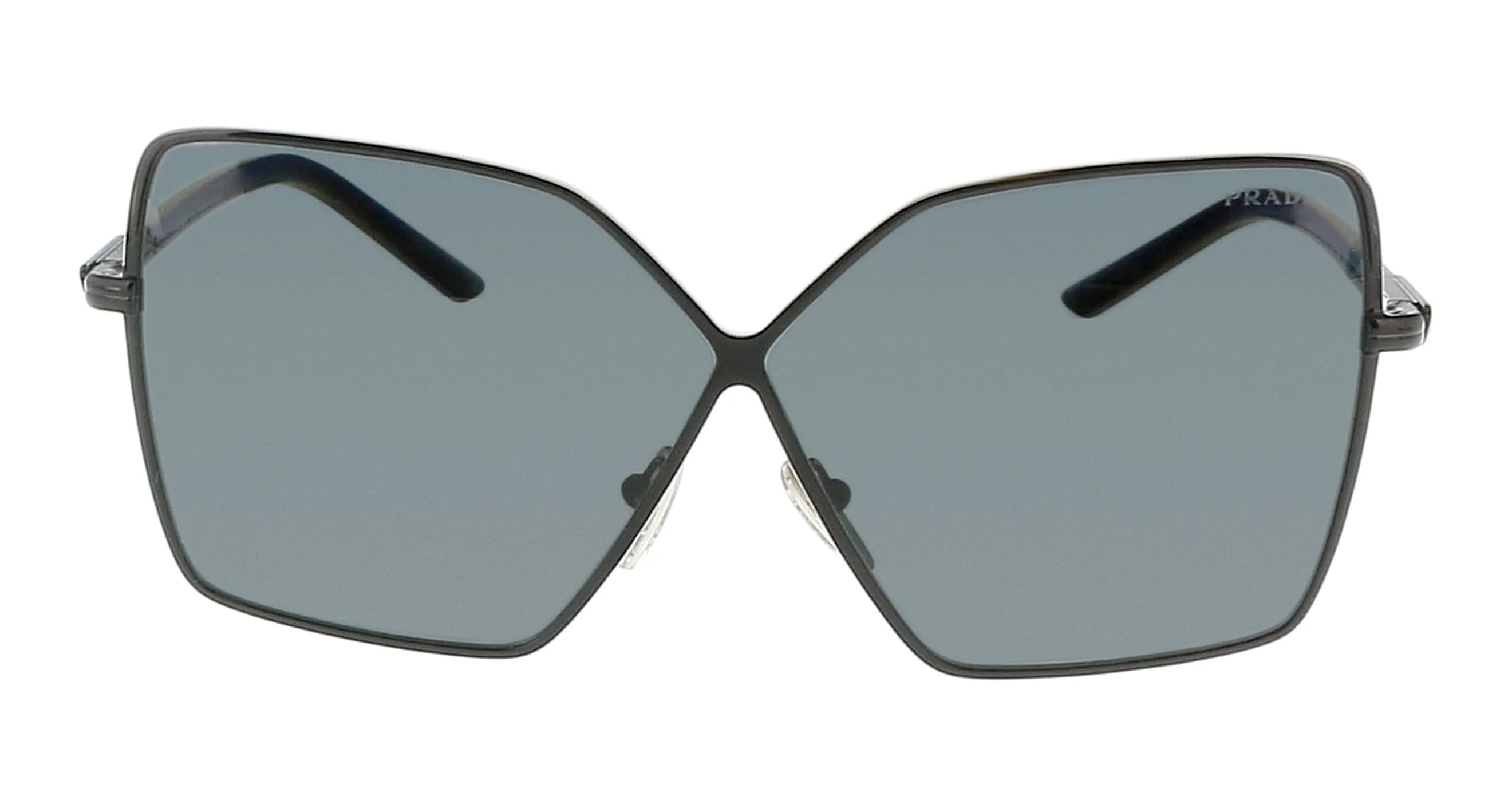Prada 0PR 50YS 1AB5S064 Black Full rim Square Sunglasses