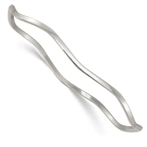 Stainless Steel Scalloped Bangle