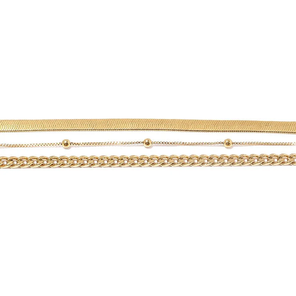 Stylish Beach Bracelet for Men | Gold Chain