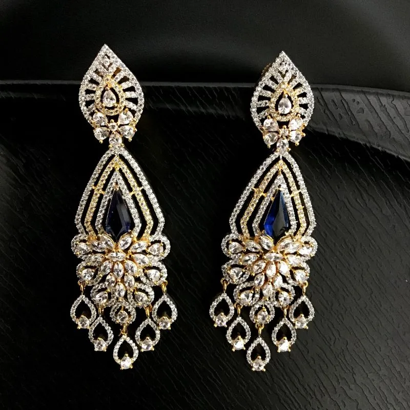 Stylish Zircon/AD Earrings 6550-1225