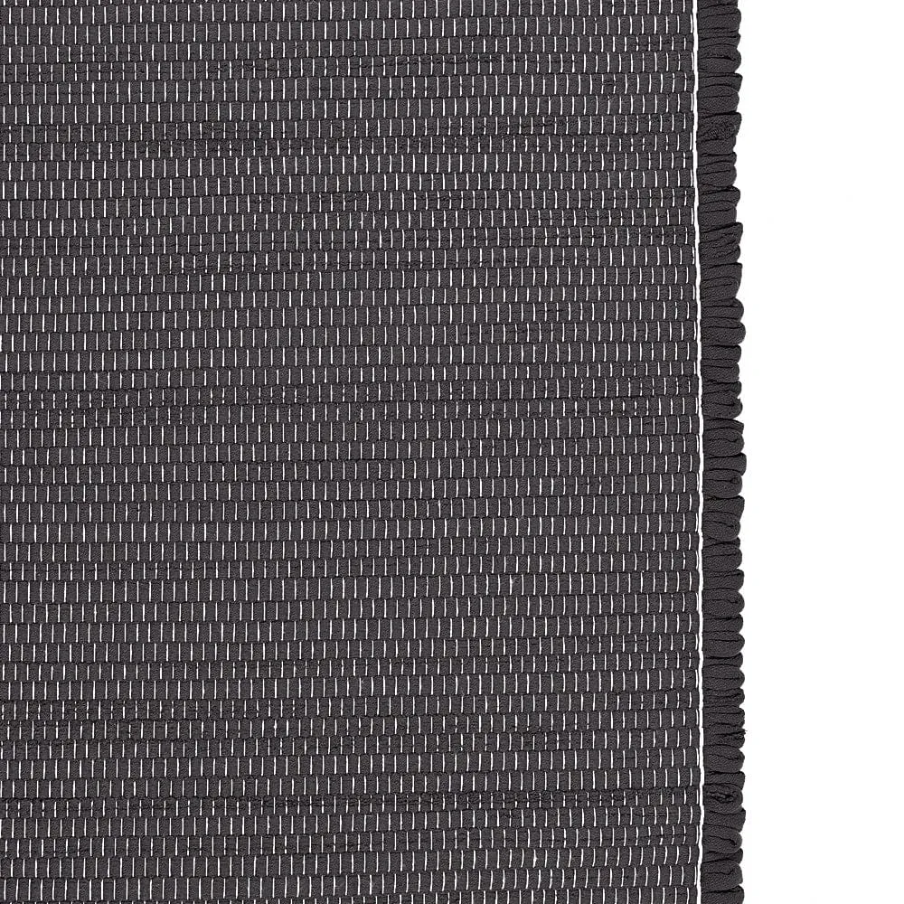 Tapis artisanal 200x140 - Noir