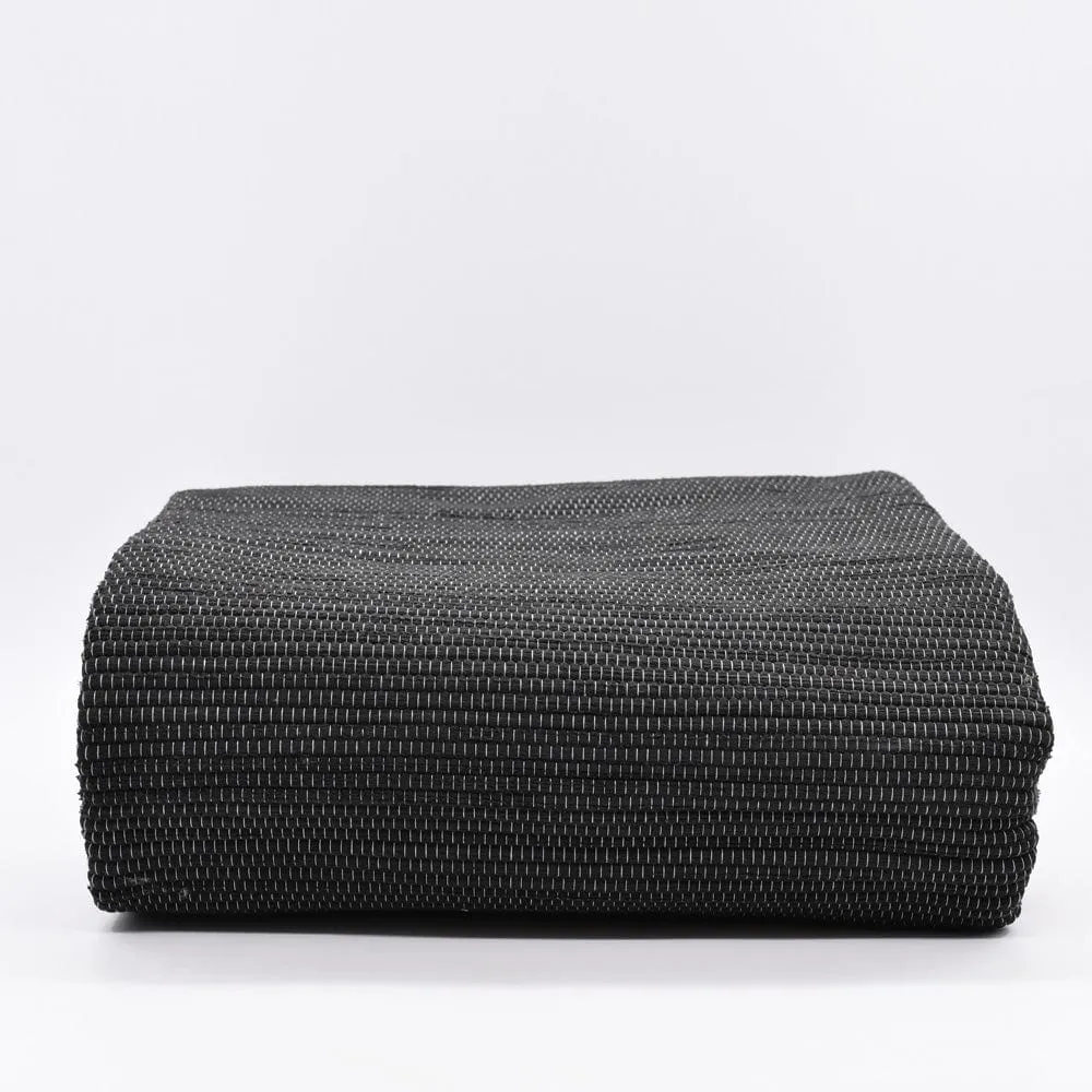 Tapis artisanal 200x140 - Noir