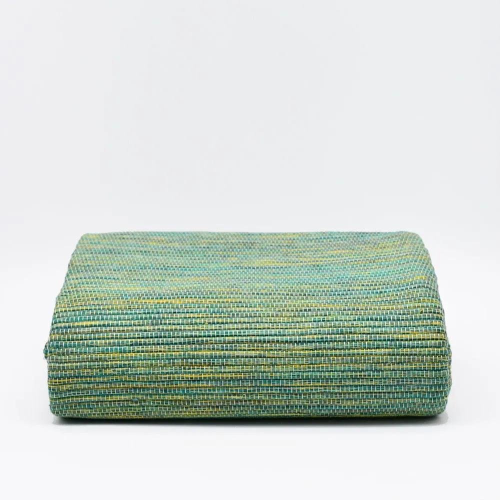 Tapis artisanal en fibres naturelles 200x150 - Vert