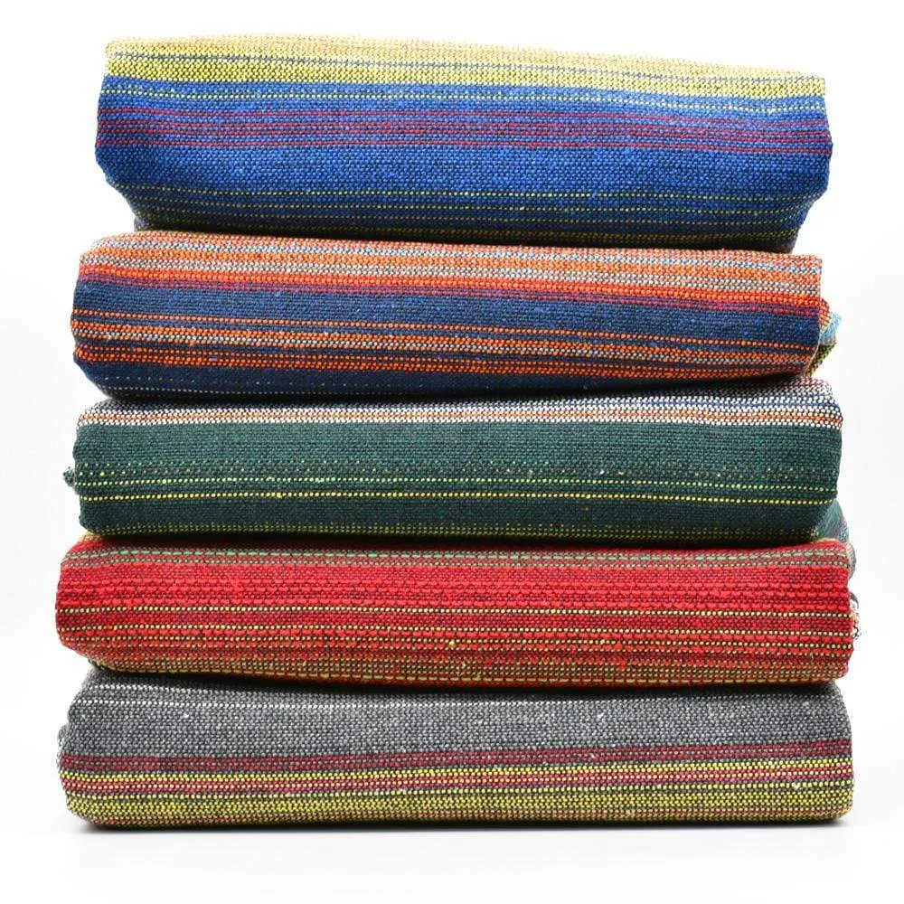 Tapis fin en coton 210x150 - Rouge