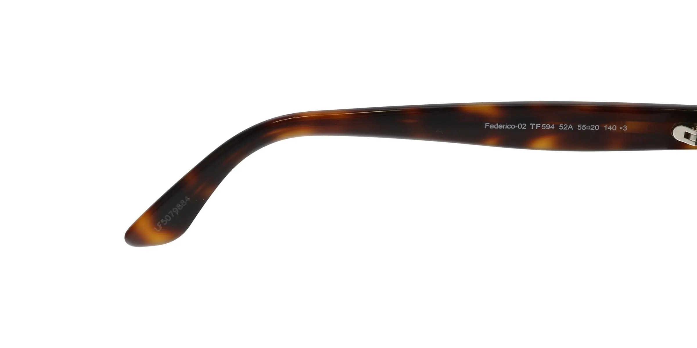 Tom Ford FT0594 52A Federico-02 Havana Rectangular Sunglasses