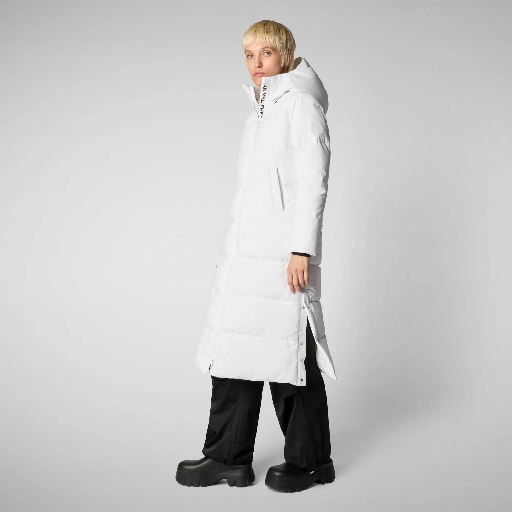 Women's Hooded Parka Missy in White