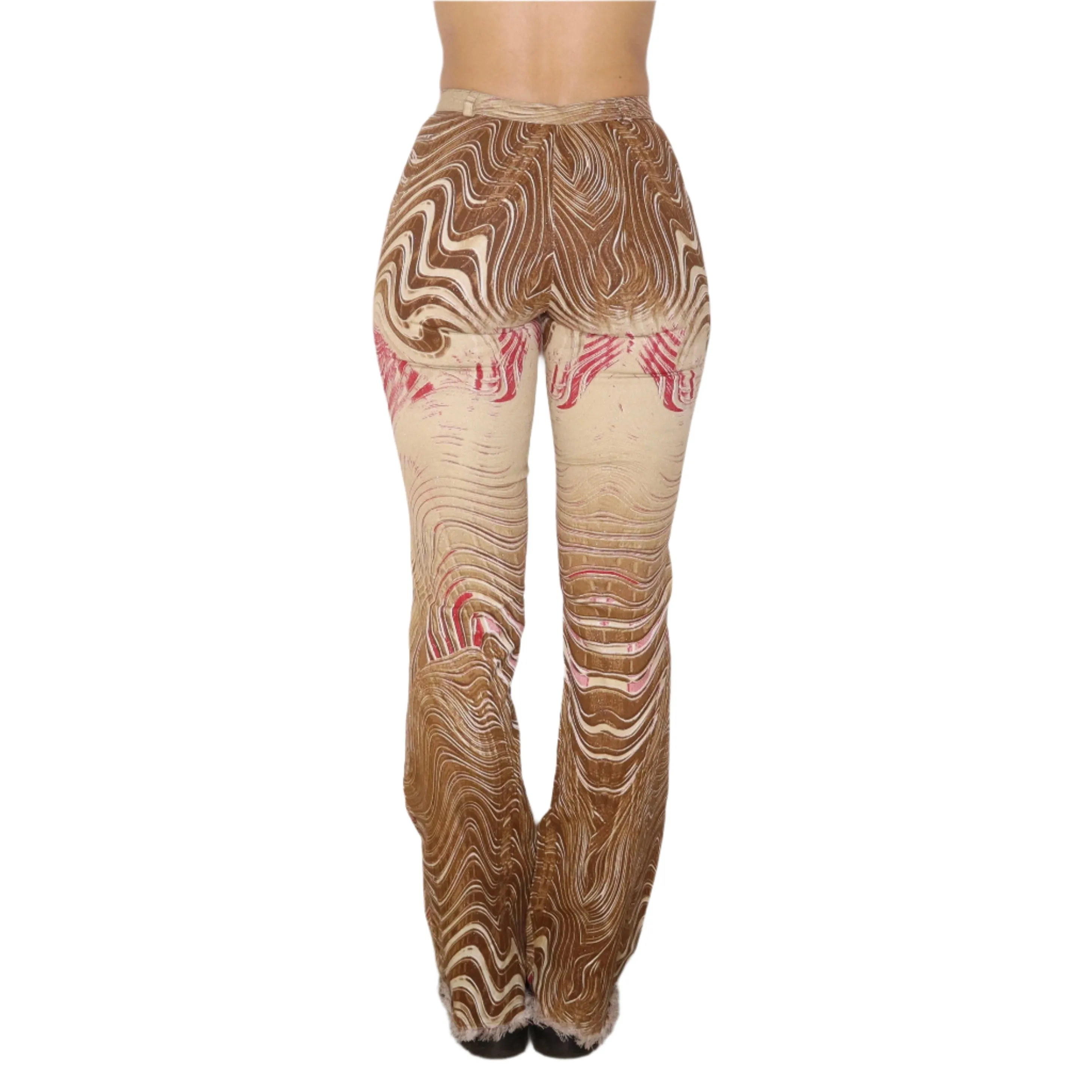 Y2K Funky Italian Flare Pants (S)