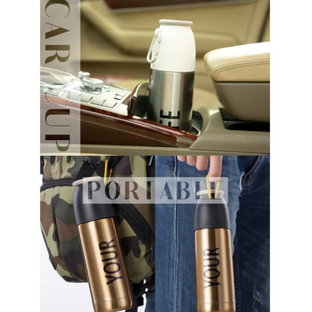 YOUR Gold SUS 304 Stainless Steel Vacuum Insulation Travel Tumbler