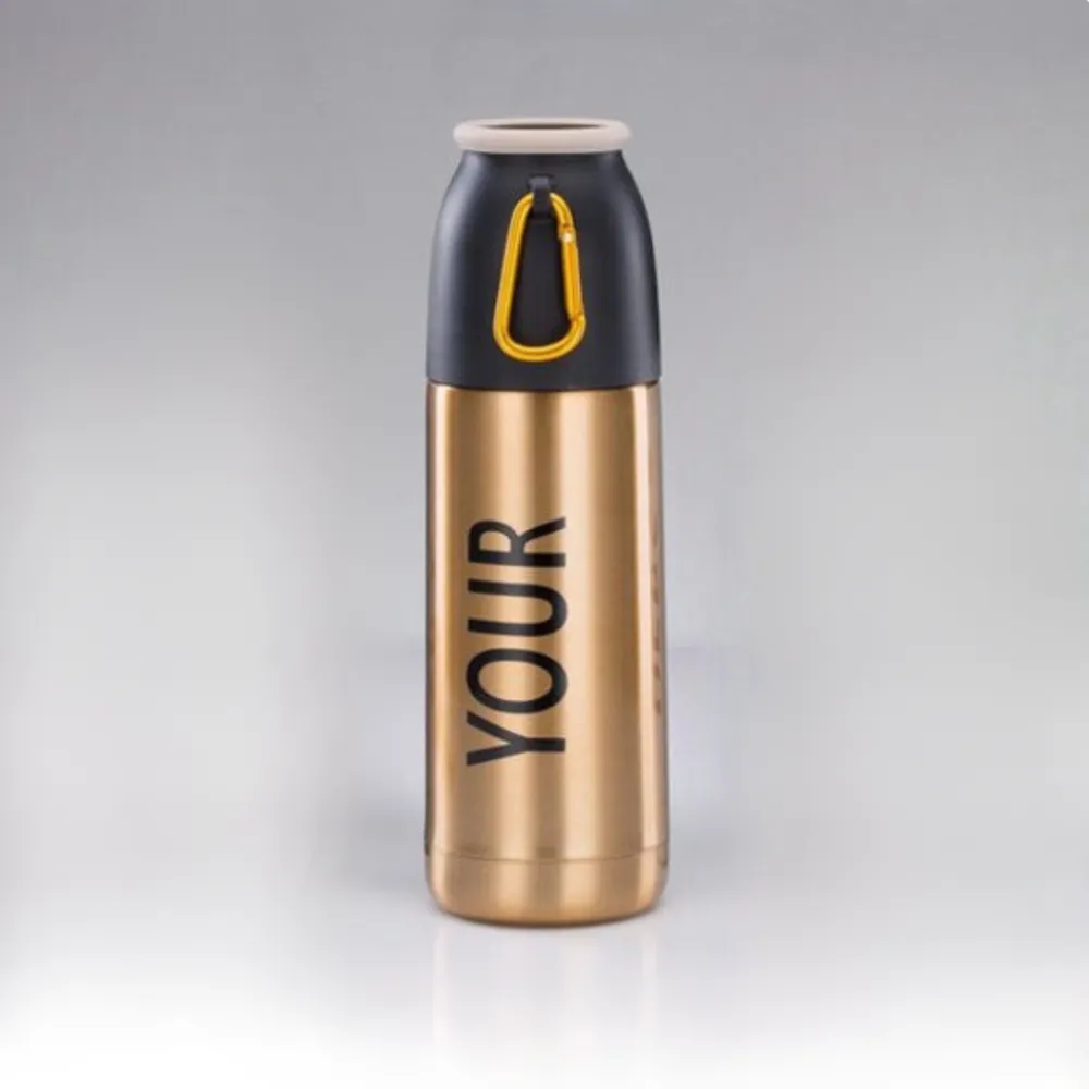 YOUR Gold SUS 304 Stainless Steel Vacuum Insulation Travel Tumbler