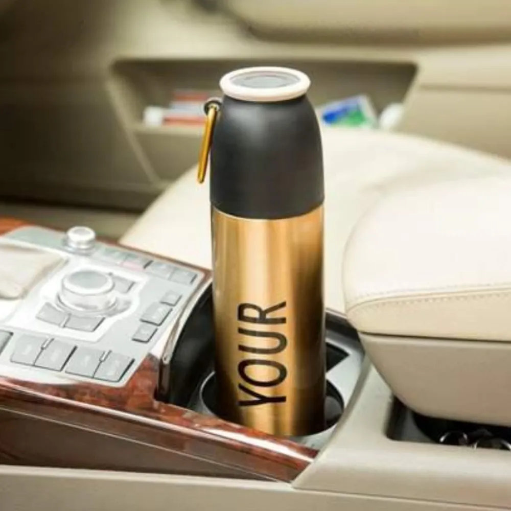 YOUR Gold SUS 304 Stainless Steel Vacuum Insulation Travel Tumbler